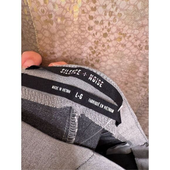 Urban Outfitters Silence + Noise Gray Sabrina Micro Stretch Booty Shorts Large - Picture 3 of 8